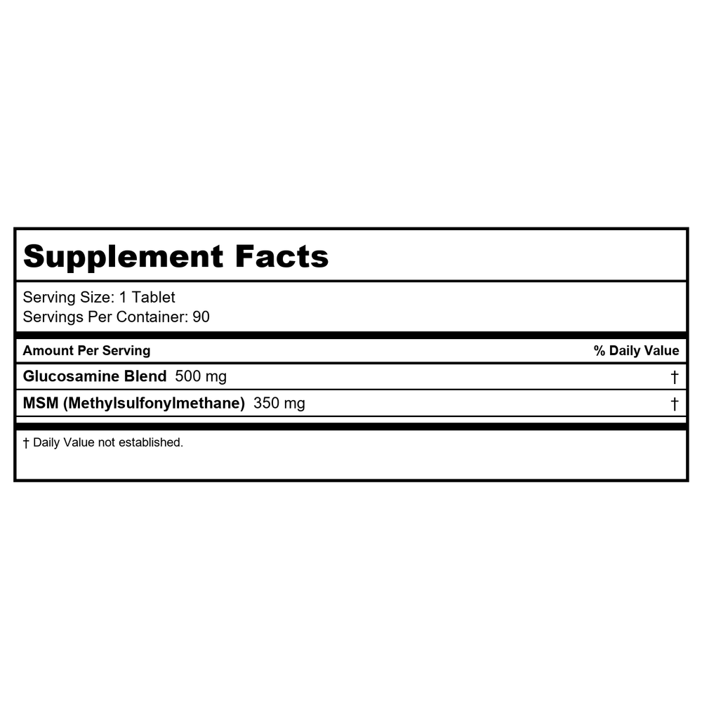 Maximum Movement Daily Joint Support by Natural Balance - Supplement Facts panel