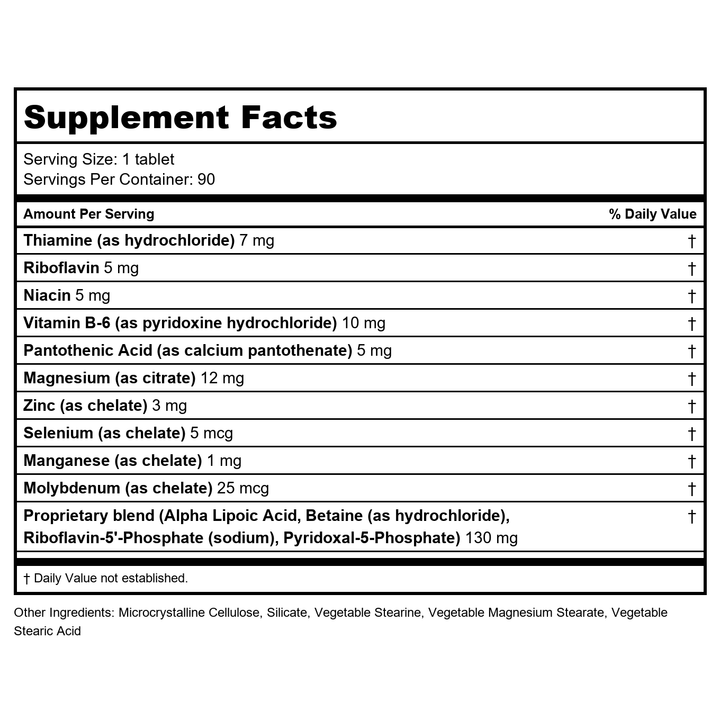 Nutri-West - Total Alpha LIPOIC Acid -90 by Nutri-West - Supplement Facts panel