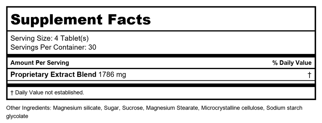 Plum Flower Yin Chiao - Sugar-coated 120 caplets by MayWay - Supplement Facts panel