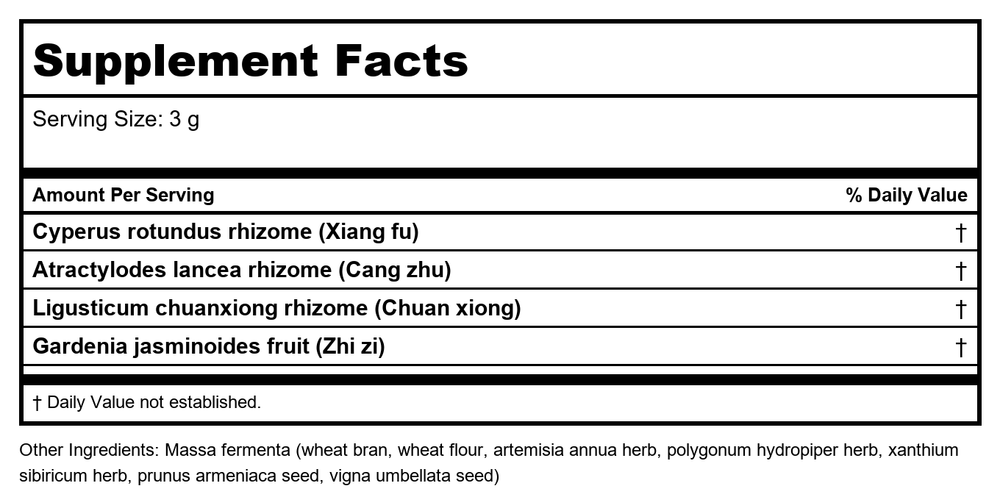 Plum Flower Yu Lam Brand Die Da, Wan Hua Oil, Pain Relieving Oil, 1.7 fl oz (50 ml) by MayWay - Supplement Facts panel