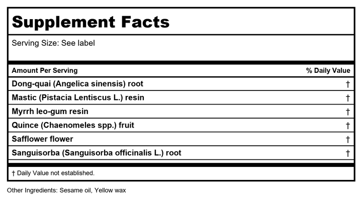 Plum Flower Ching Wan Hung 京万红 - 6 Boxes6 by MayWay - Supplement Facts panel