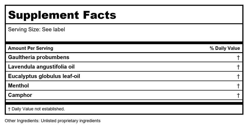 Plum Flower Tiger Balm Red Extra Strength Ointment, 18 Gram - 6 per case. by MayWay - Supplement Facts panel
