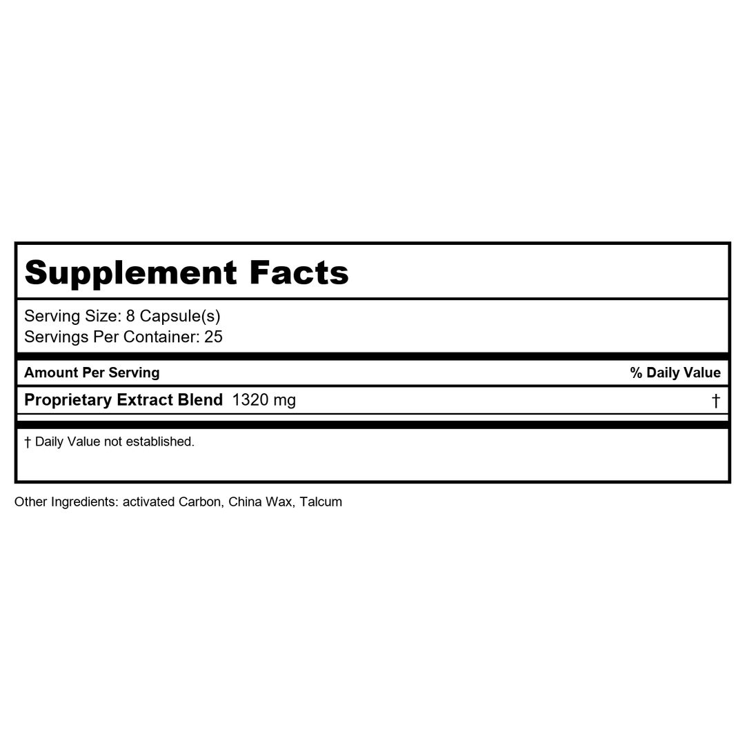 Plum Flower Huang Qi - Medium  unsulfured Astragalus membranaceus root 500 g/bag by MayWay - Supplement Facts panel