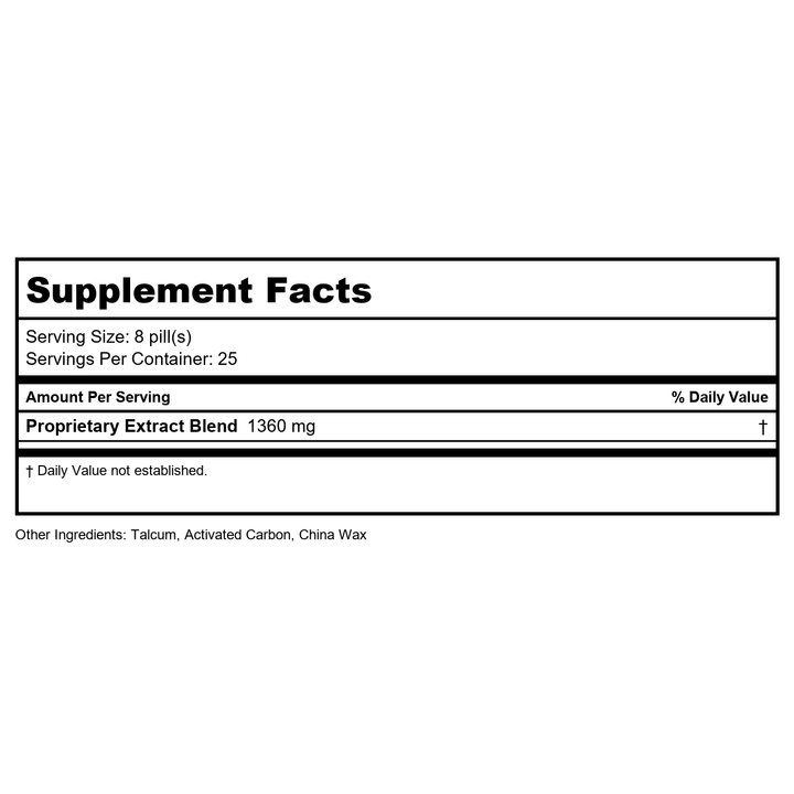 Plum Flower Licorice Root, medium slices / Gan Cao / Glycyrrhiza Uralensis - Bulk Herb 1.1lb / 500g by MayWay - Supplement Facts panel