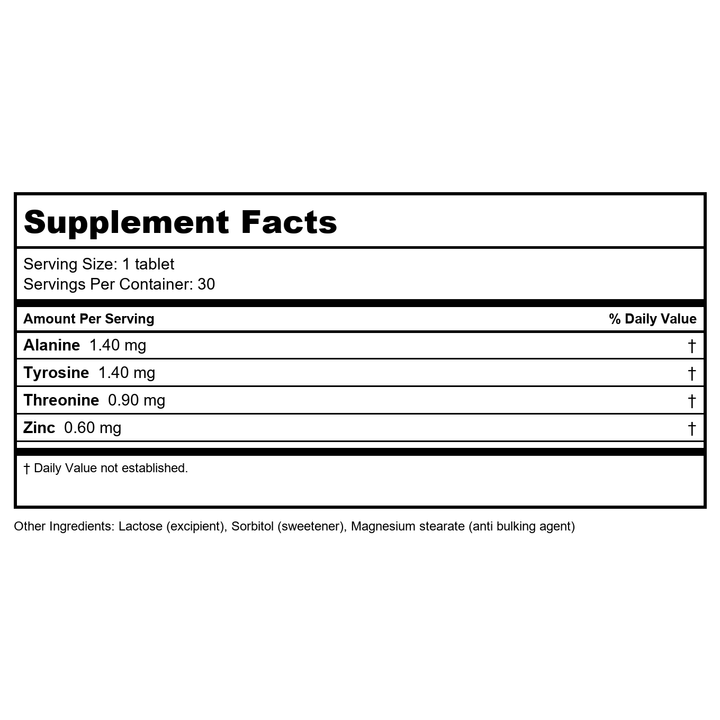Activa Aquaporin 6 - Supplement Facts panel