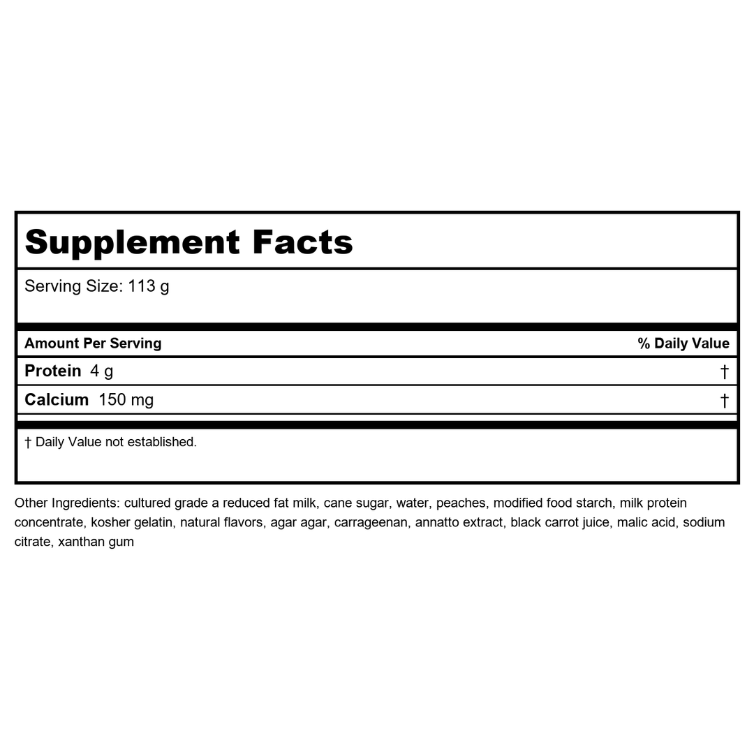 Activa Nutri 04 - Supplement Facts panel
