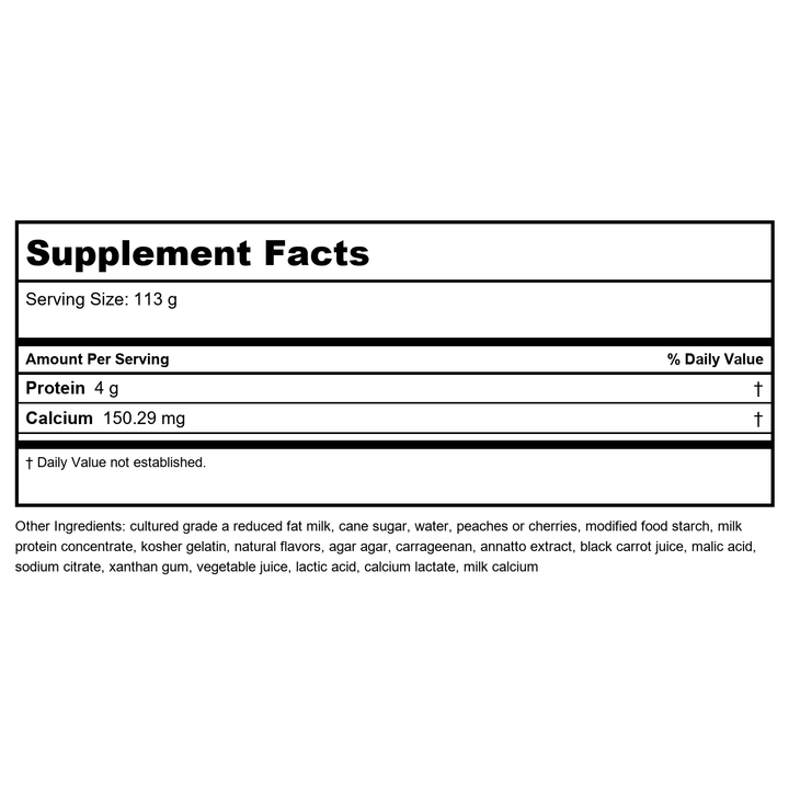 Activa Nutri 19 - Supplement Facts panel