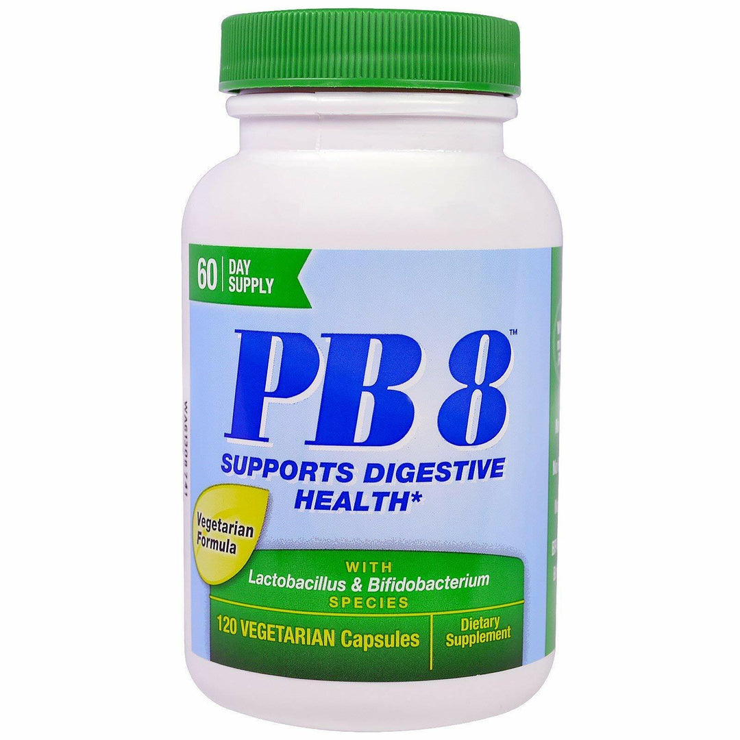 PB8 Acidophilus Probiotic 120 Ct Bottle - Supplement Facts panel