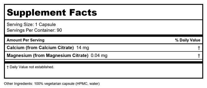 Enzymedica - Natto-K, Supports Cardiovascular Health, 90 Capsules - Supplement Facts panel