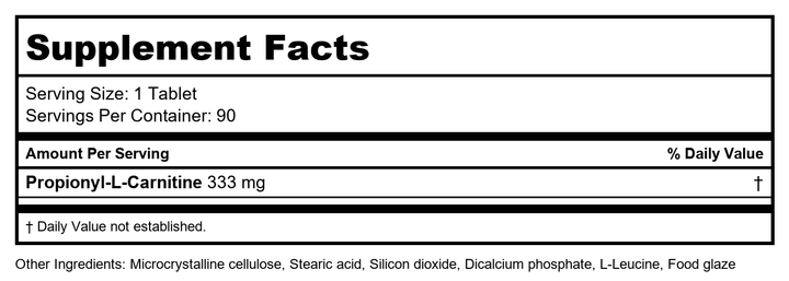 Ecological Formulas - COHEALONIB 90 tabs - Supplement Facts panel