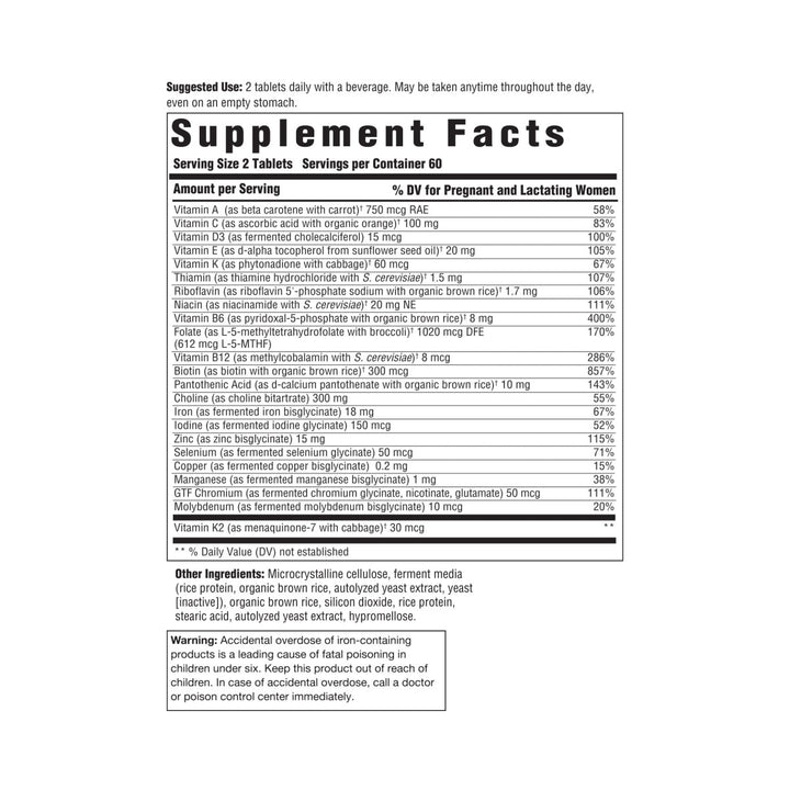 Innate Response Baby & Me Multivitamin 120 Tablets - The Oasis of Health