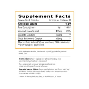 Integrative Therapeutics Vitamin C with Quercetin - 180 Capsules - The Oasis of Health