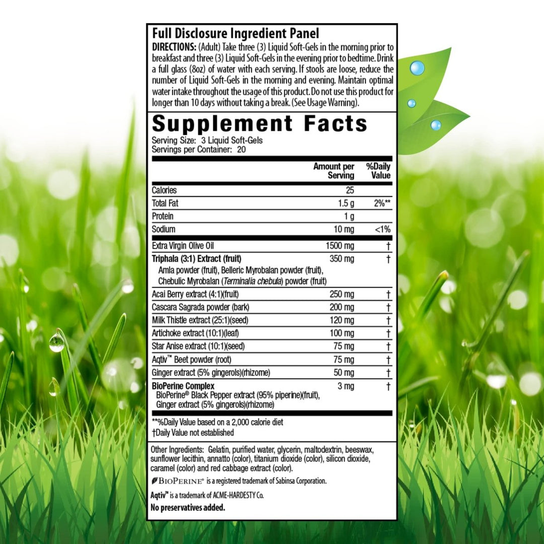 Irwin Naturals - 10 - Day Acai Berry Super Cleanse - 60 Liquid Softgels - The Oasis of Health