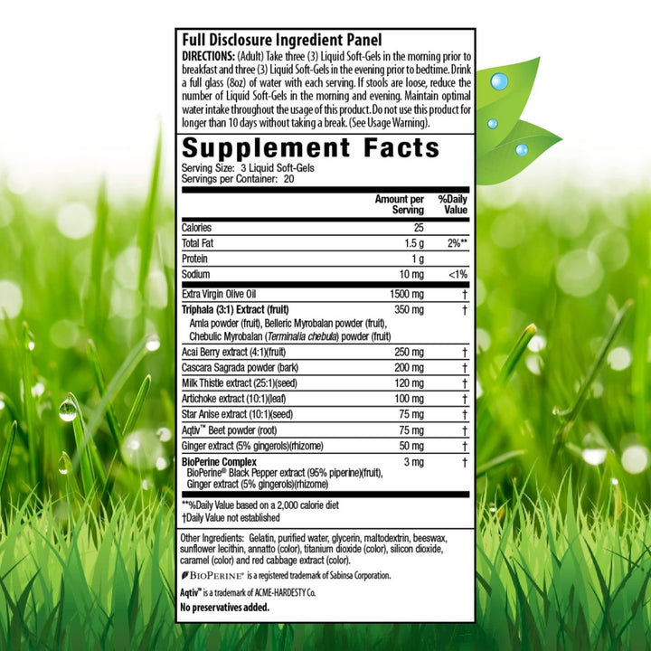 Irwin Naturals - 10 - Day Acai Berry Super Cleanse - 60 Liquid Softgels - The Oasis of Health