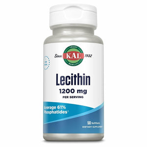 KAL 1200 Mg Lecithin Softgels, 50 Count - The Oasis of Health