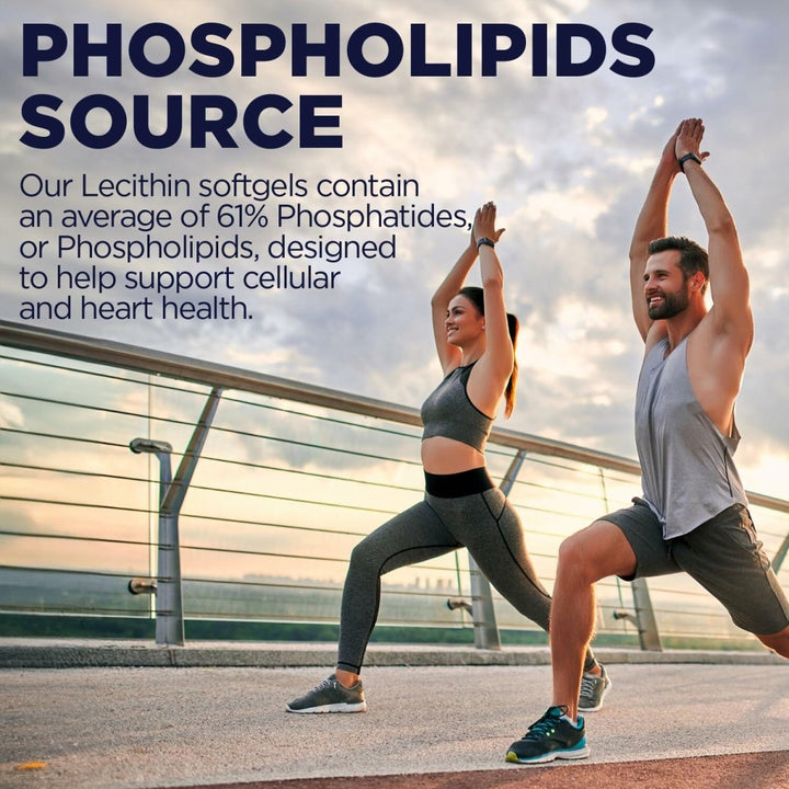 KAL 1200 Mg Lecithin Softgels, 50 Count - The Oasis of Health