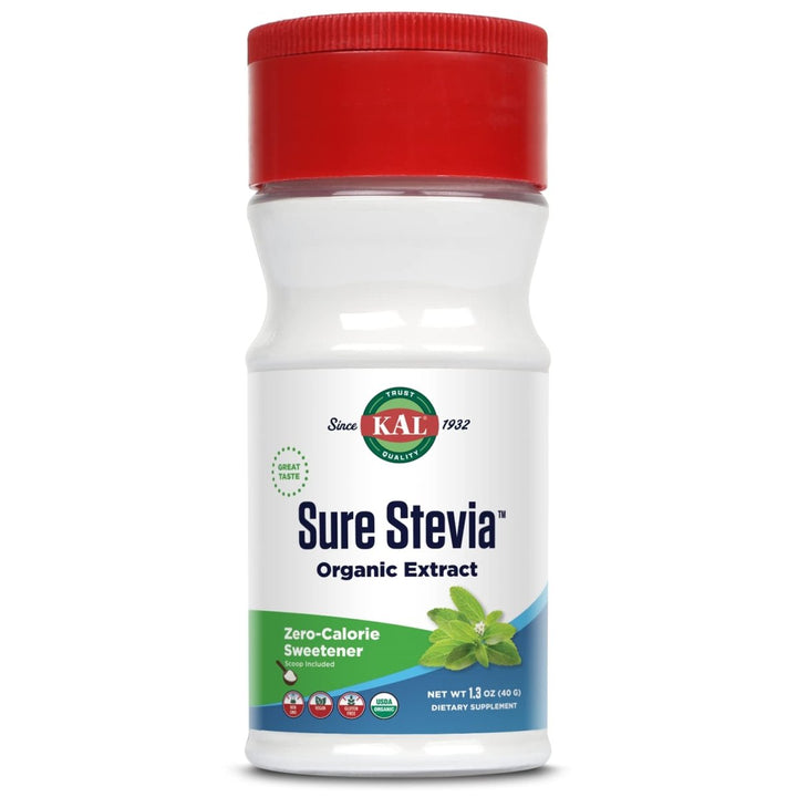 Kal - Sure Stevia Organic Extract - 1.3 oz. - The Oasis of Health