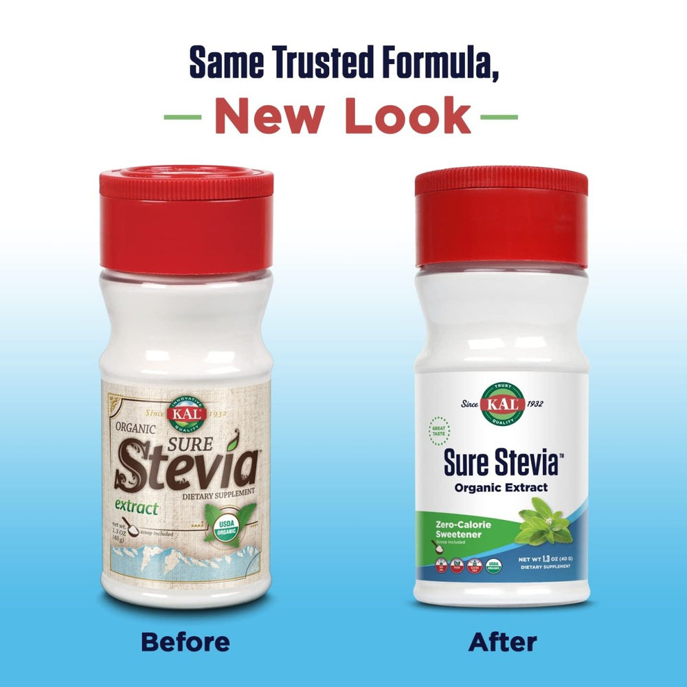 Kal - Sure Stevia Organic Extract - 1.3 oz. - The Oasis of Health