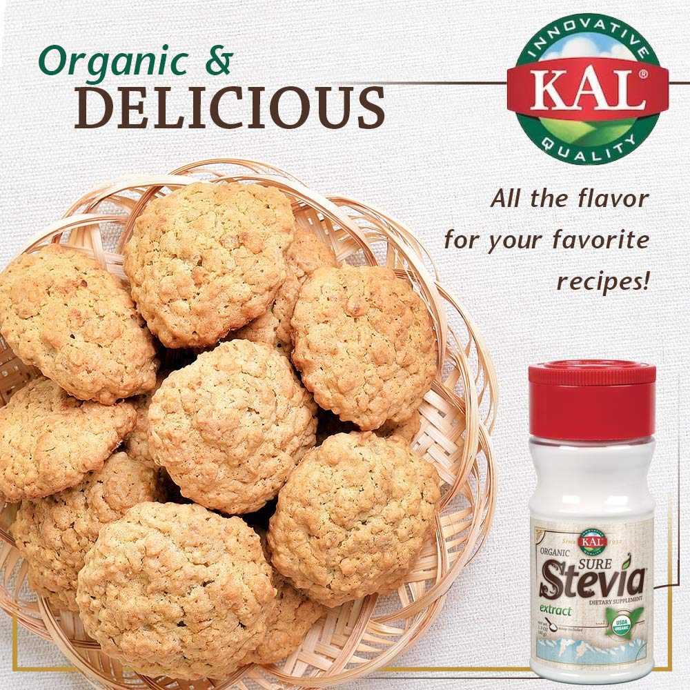 Kal - Sure Stevia Organic Extract - 1.3 oz. - The Oasis of Health