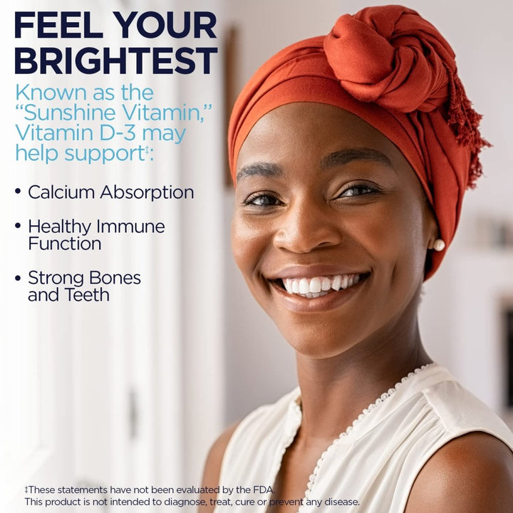 KAL Vitamin D3 1000 IU Softgels (25 mcg), 200 Softgels - The Oasis of Health