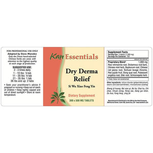Kan Herb Essentials Dry Derma Relief 4oz - The Oasis of Health