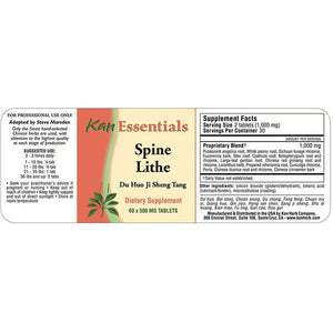 Kan Herb Essentials Spine Lithe 4 Ounce - The Oasis of Health