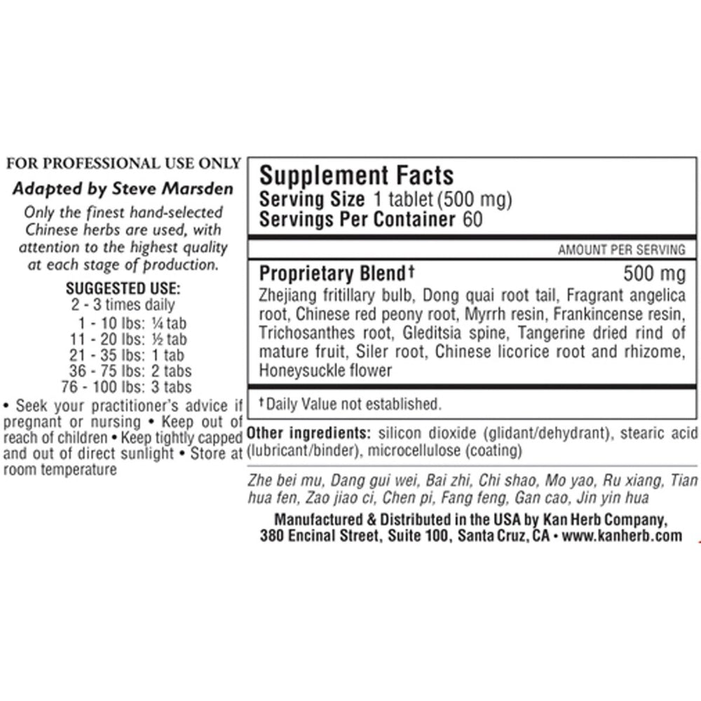 Kan Herb Essentials Sublime Joint Formula 60 Tablets - The Oasis of Health