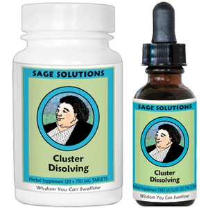 Kan Herb Sage Solutions Cluster Dissolving 60 Tablets - The Oasis of Health