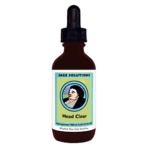 Kan Herb Sage Solutions Head Clear 2 Ounce - The Oasis of Health