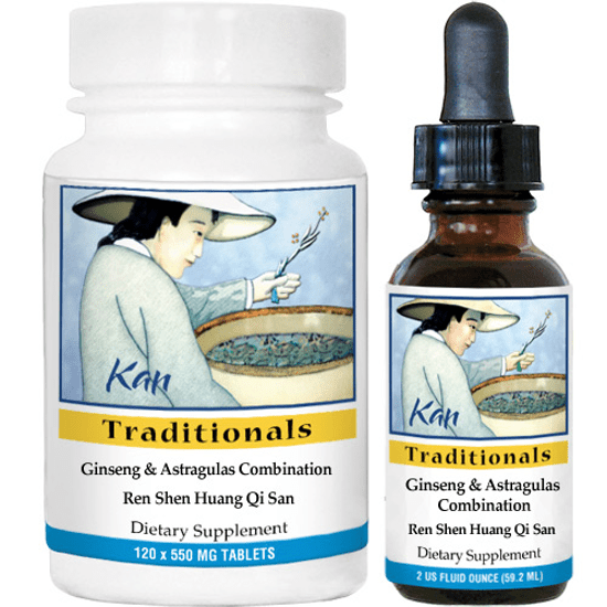 Kan Herb Traditionals Ginseng and Astragalus Combination 8 Ounce - The Oasis of Health