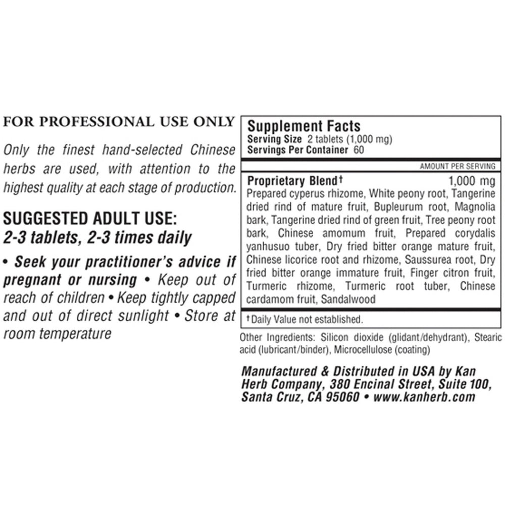 Kan Herb Traditionals Liver Flow 120 Tablets - The Oasis of Health