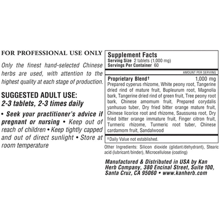 Kan Herb Traditionals Liver Flow 120 Tablets - The Oasis of Health