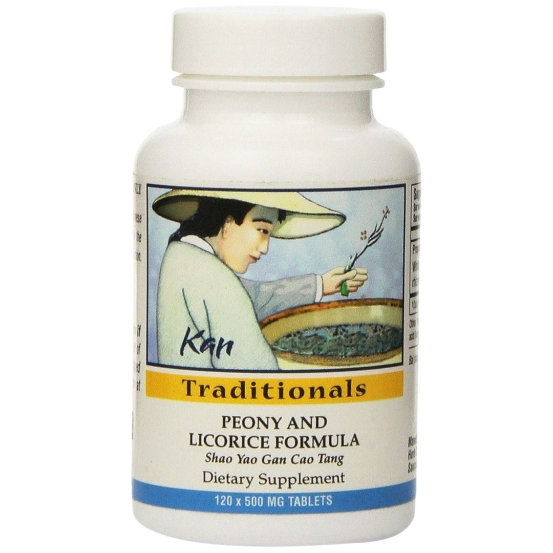 Kan Herb Traditionals Peony and Licorice Formula 120 Tablets - The Oasis of Health