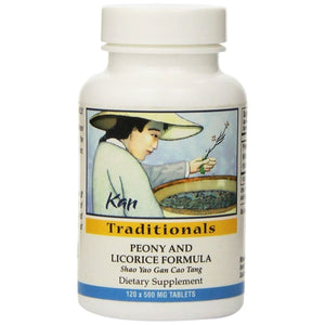 Kan Herb Traditionals Peony and Licorice Formula 120 Tablets - The Oasis of Health