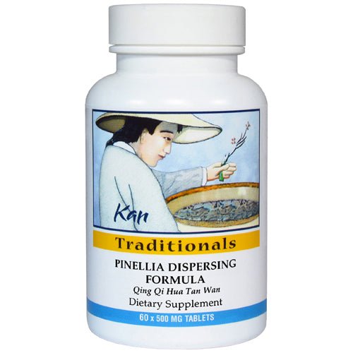 Kan Herb Traditionals Pinellia Dispersing Formula 500mg 60 Tablets - The Oasis of Health