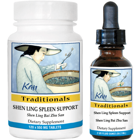 Kan Herb Traditionals Shen Ling Spleen Support 120 Tablets - The Oasis of Health