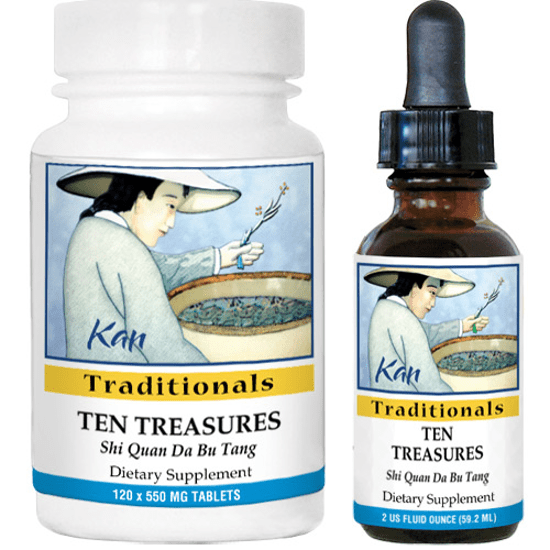 Kan Herb Traditionals Ten Treasures 120 Tablets - The Oasis of Health
