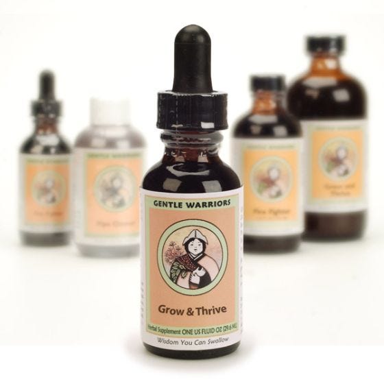 Kan Herbs Gentle Warriors Grow And Thrive 1oz - The Oasis of Health
