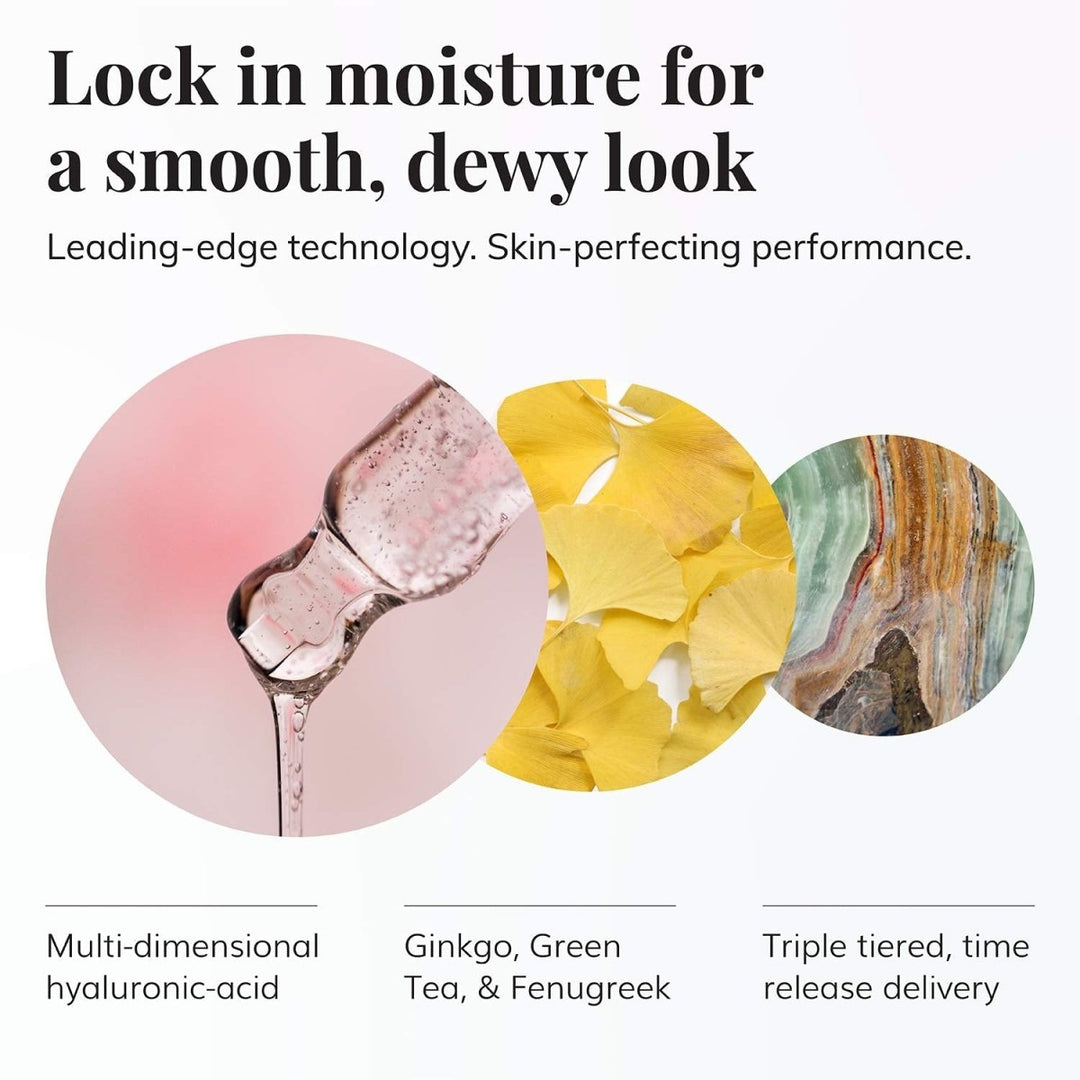 Le Mieux Hyaluronic Serum - Concentrated Hyaluronic Acid Facial Hydration Complex, Anti Aging Moisture with No Parabens or Sulfates (1 oz / 30 ml) - The Oasis of Health