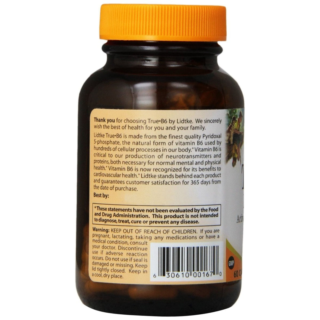 Lidtke True - B6 60 Capsules - BP0056 - The Oasis of Health