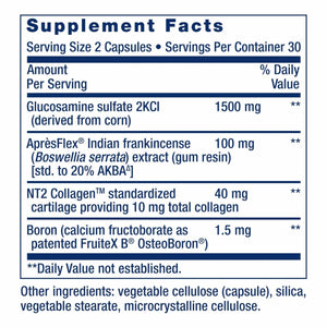 Life Extension ArthroMax� Advanced NT2 Collagen� & Apr�sFlex�, glucosamine sulfate, Boswellia (Indian frankincense), joint health, mobility, gluten - free, non - GMO, 60 capsules - The Oasis of Health
