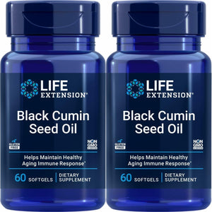 Life Extension Black Cumin Seed Oil, 60 softgels (Pack of 2) - The Oasis of Health