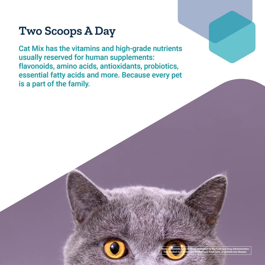 Life Extension Cat Mix ? For Heart, Kidney & Pancreatic Function + Gut Health ?with Vitamins & Essential Nutrients - Formula For Kitty - Gluten - Free, Non - GMO ? Net Wt.100 Grams (85 Servings) - The Oasis of Health