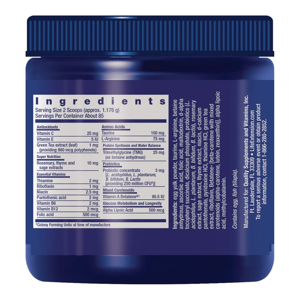 Life Extension Cat Mix ? For Heart, Kidney & Pancreatic Function + Gut Health ?with Vitamins & Essential Nutrients - Formula For Kitty - Gluten - Free, Non - GMO ? Net Wt.100 Grams (85 Servings) - The Oasis of Health