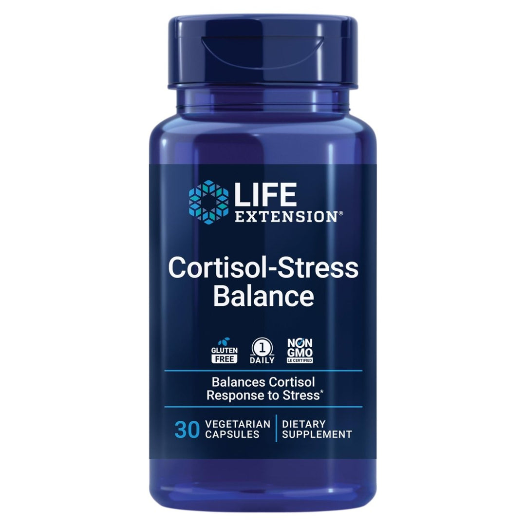 Life Extension Cortisol - Stress Balance, Relora? Magnolia bark, Green Tea, Lychee Extract, Manage Stress, Maintain Healthy cortisol Levels, Gluten Free, Non - GMO, Vegetarian, 1 - Daily, 30 Capsules - The Oasis of Health