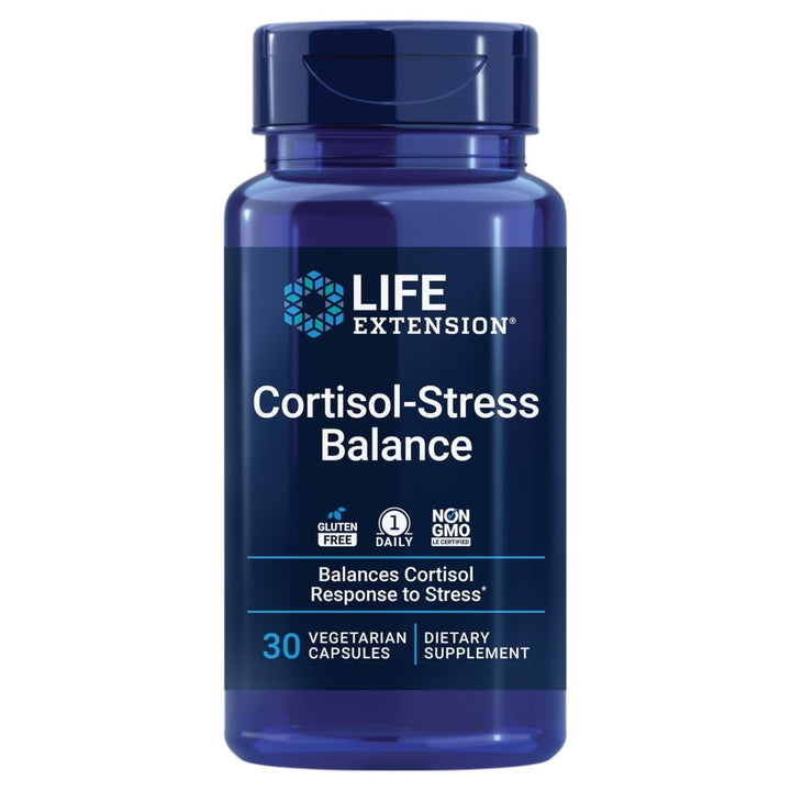 Life Extension Cortisol - Stress Balance, Relora? Magnolia bark, Green Tea, Lychee Extract, Manage Stress, Maintain Healthy cortisol Levels, Gluten Free, Non - GMO, Vegetarian, 1 - Daily, 30 Capsules - The Oasis of Health