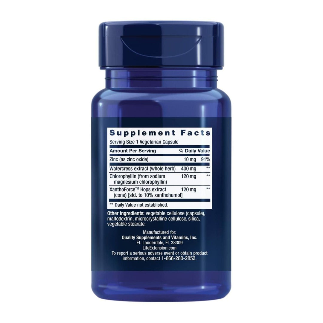 Life Extension DNA Protection Formula, DNA Health Support, Nutrition Focused, antioxidants, Hops, Watercress, chlorophyllin, zinc, Once - Daily, Gluten - Free, Non - GMO, 60 softgels - The Oasis of Health