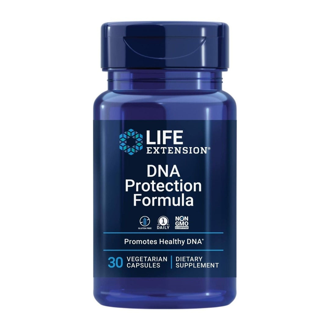 Life Extension DNA Protection Formula, DNA Health Support, Nutrition Focused, antioxidants, Hops, Watercress, chlorophyllin, zinc, Once - Daily, Gluten - Free, Non - GMO, 60 softgels - The Oasis of Health