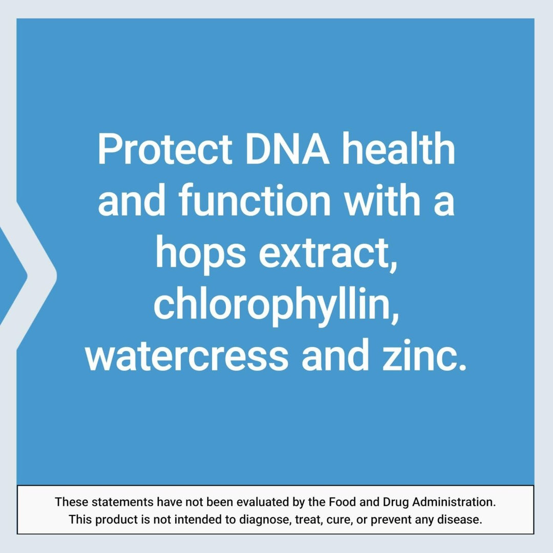 Life Extension DNA Protection Formula, DNA Health Support, Nutrition Focused, antioxidants, Hops, Watercress, chlorophyllin, zinc, Once - Daily, Gluten - Free, Non - GMO, 60 softgels - The Oasis of Health