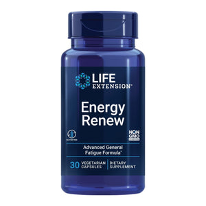 Life Extension Energy Renew, French Oak Extract, Combat General Fatigue & Maintain Energy Levels, Non - GMO, Gluten - Free, Vegetarian, 30 Capsules - The Oasis of Health